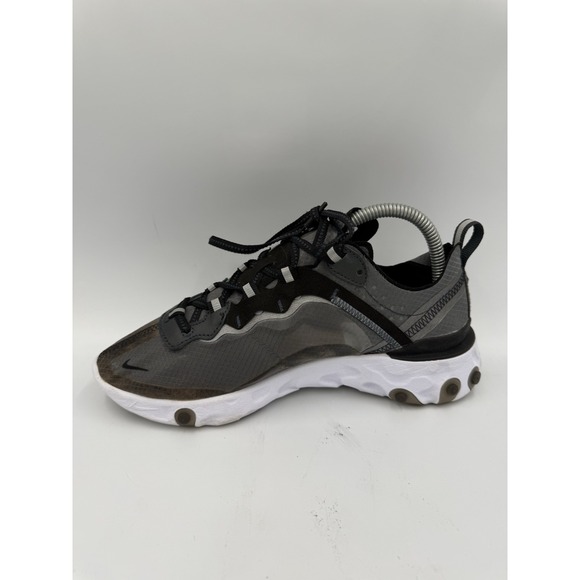 RARE Nike React‎ Element 87 Anthracite Charcoal See Through Sneaker Sz 6 2018 - Picture 6 of 9